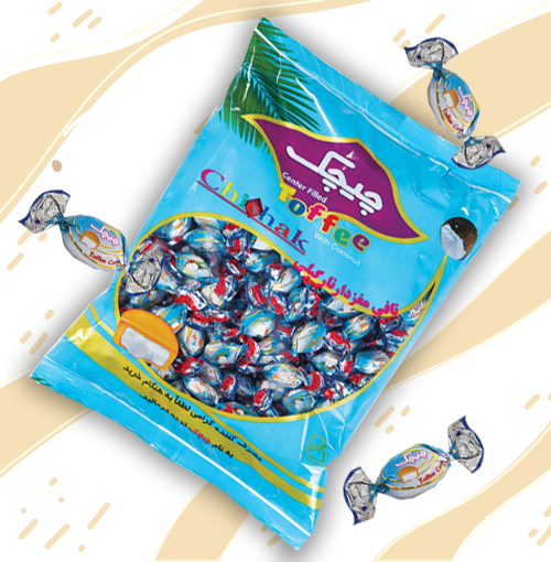 تافی مغزدار نارگیلی